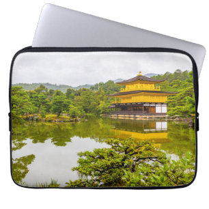 Housse Pour Ordinateur Portable Kinkaku-ji Ou Pavillon D'Or Et Étang, Kyoto