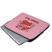 Housse Pour Ordinateur Portable Kissing Comic Sound Effect (Devant bas)