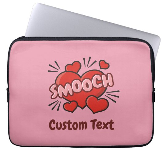 Housse Pour Ordinateur Portable Kissing Comic Sound Effect (Devant)