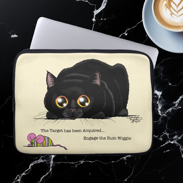 Housse Pour Ordinateur Portable Kitty Butt-Wiggle (Créateur téléchargé)