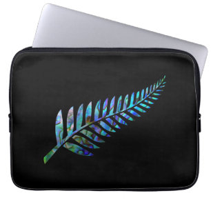 HOUSSE POUR ORDINATEUR PORTABLE KIWI NEW ZEALAND FERN PAUA