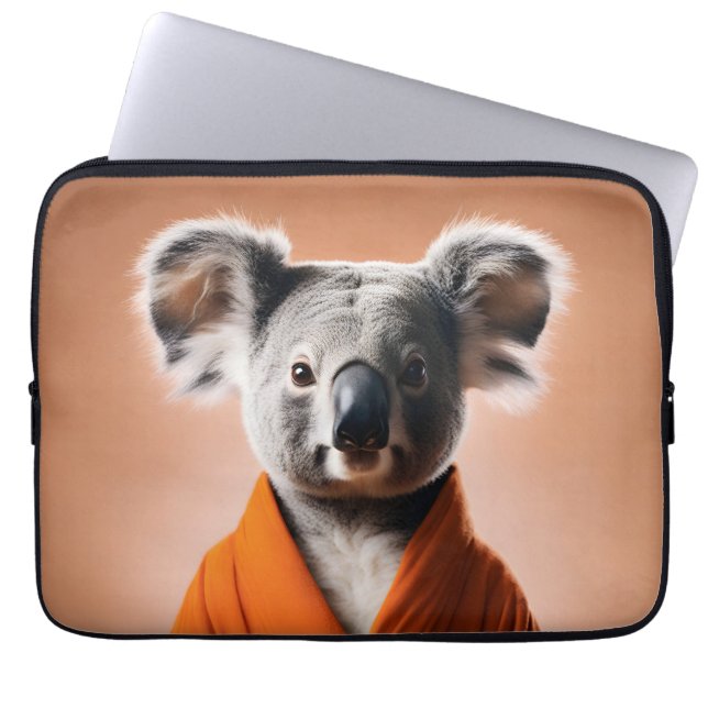 Housse Pour Ordinateur Portable Koala bouddhiste (Devant)