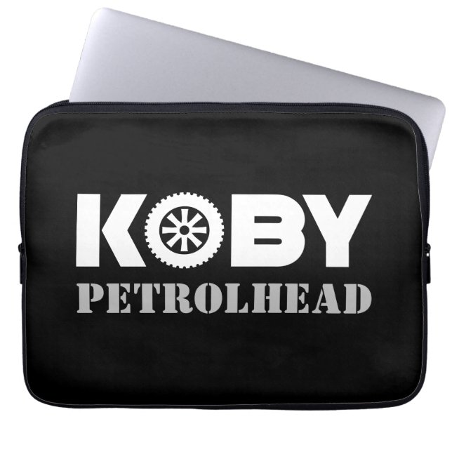 Housse Pour Ordinateur Portable Koby Petrolhead (Devant)