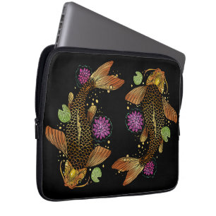 Housse Pour Ordinateur Portable Koi Fish