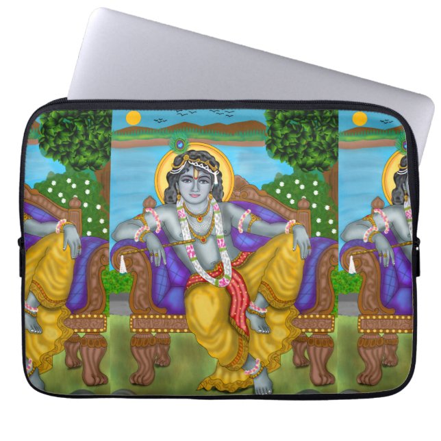 Housse Pour Ordinateur Portable Krishna Laptop Case (Devant)