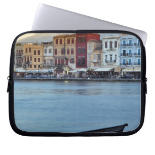 Housse Pour Ordinateur Portable La Canée au crépuscule, La Canée, Crète, Grèce