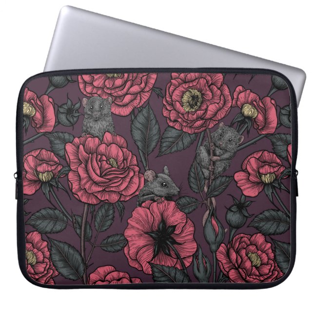 Housse Pour Ordinateur Portable La fête des souris (Devant)