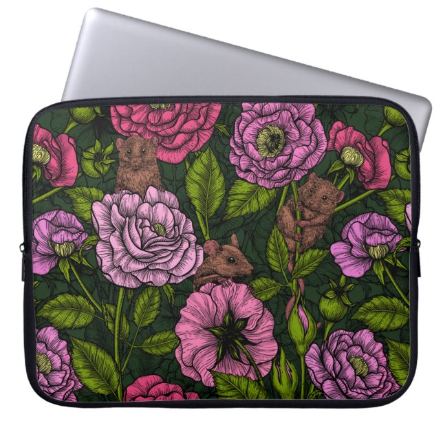 Housse Pour Ordinateur Portable La fête des souris (Devant)