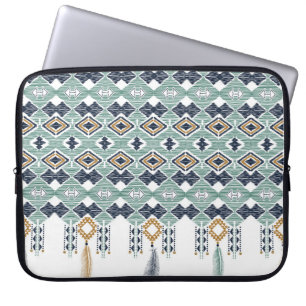 Housse Pour Ordinateur Portable La géométrie américaine en Inde frontière transpar