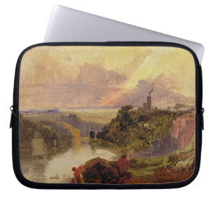 Housse Pour Ordinateur Portable La gorge d'Avon au coucher du soleil (huile sur le