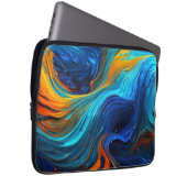 Housse Pour Ordinateur Portable La Lave Océanique "Tempestial" (Devant droit)