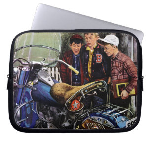 Housse Pour Ordinateur Portable La moto de Tex