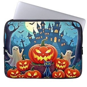 Housse Pour Ordinateur Portable La nuit d'Halloween : Art amusant et effrayant