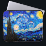 Housse Pour Ordinateur Portable La nuit étoilée par Vincent Van Gogh<br><div class="desc">Vincent Van Gogh La Nuit Étoile. Il s'agit d'un ancien chef-d'oeuvre du peintre-maître néerlandais Vincent Van Gogh.Cette peinture de paysage d'art raffiné a une belle,  vibrante,  couleur saturée. Vincent Van Gogh était un peintre impressionniste de poste hollandais. Cette image est du domaine public</div>