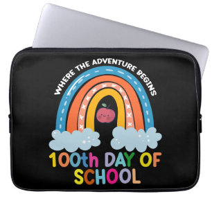 Housse Pour Ordinateur Portable Là où l'aventure commence 100e Jours plus intellig