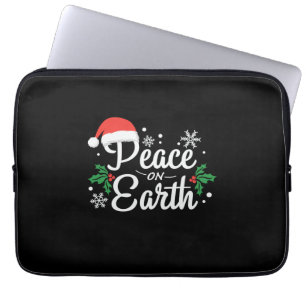 Housse Pour Ordinateur Portable La Paix De Noël Sur Terre