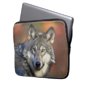 Housse Pour Ordinateur Portable La sagesse du loup (devant gauche)