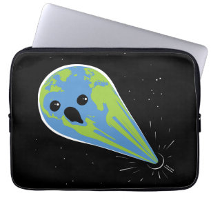 Housse Pour Ordinateur Portable La terre contre le trou noir
