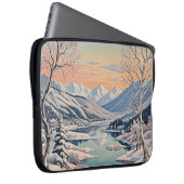 Housse Pour Ordinateur Portable La tranquillité d'hiver (Devant droit)