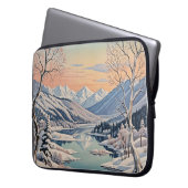 Housse Pour Ordinateur Portable La tranquillité d'hiver (devant gauche)