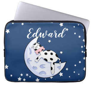 Housse Pour Ordinateur Portable La vache au-dessus de la lune