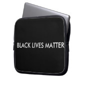 Housse Pour Ordinateur Portable La vie noire importe (devant gauche)