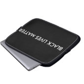 Housse Pour Ordinateur Portable La vie noire importe (Devant bas)