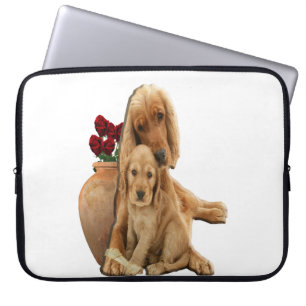 Housse Pour Ordinateur Portable Labrador et chiots