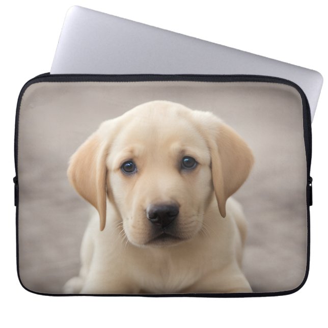 Housse Pour Ordinateur Portable Labrador Retriever Puppy (Devant)