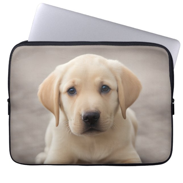 Housse Pour Ordinateur Portable Labrador Retriever Puppy (Devant)