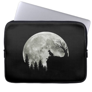 Housse Pour Ordinateur Portable Labrador Retriever Stand On Mountain Halloween
