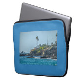 Housse Pour Ordinateur Portable Lagune de plage (devant gauche)