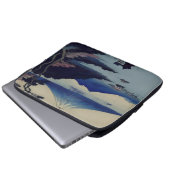 Housse Pour Ordinateur Portable Lake, Pine and Mountain - Japan (Devant bas)