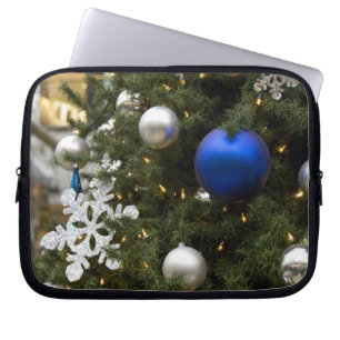 Housse Pour Ordinateur Portable L'Amérique du Nord. Décorations de Noël sur