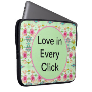 Housse Pour Ordinateur Portable L'amour dans chaque clic