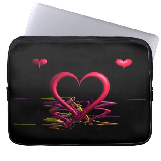 Housse Pour Ordinateur Portable L'amour dans l'obscurité (Devant)