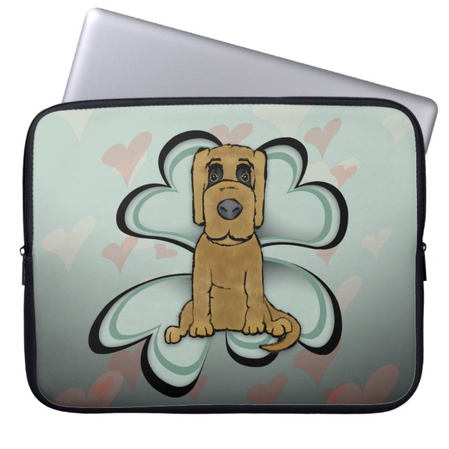 Housse Pour Ordinateur Portable L'amour des chiots (Devant)