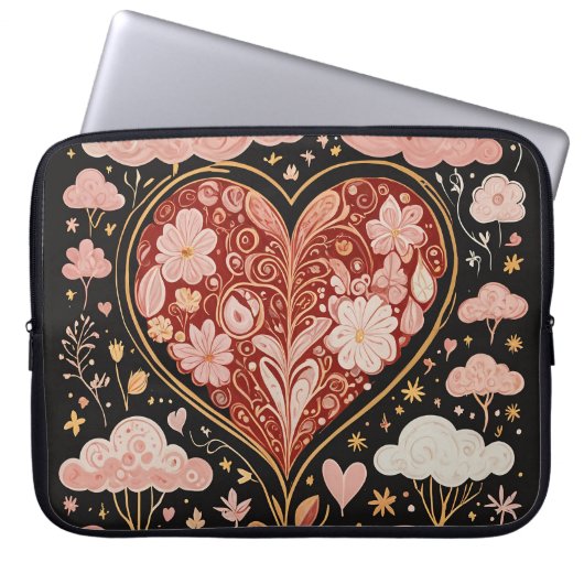 Housse Pour Ordinateur Portable L'amour est dans l'air (Devant)
