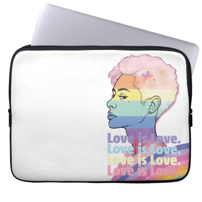 Housse Pour Ordinateur Portable L'amour est l'amour (Devant)
