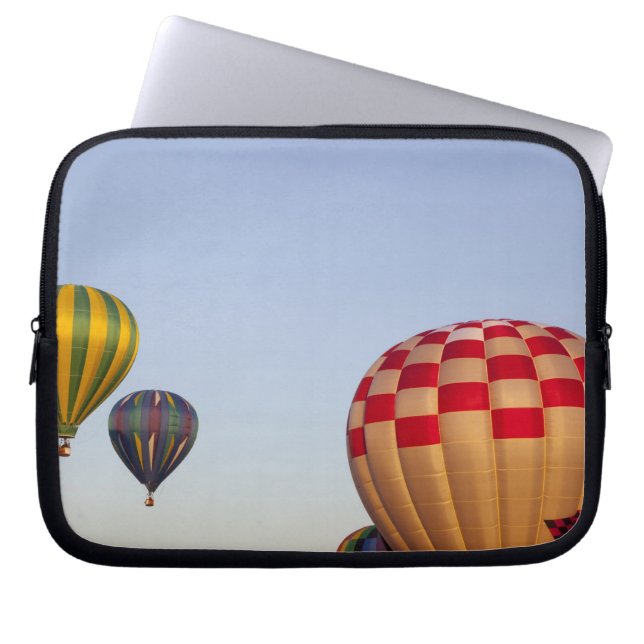Housse Pour Ordinateur Portable Lancement de montgolfières (Devant)