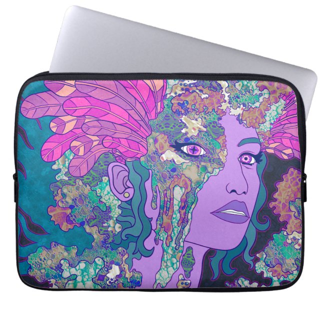 Housse Pour Ordinateur Portable L'Ange Bleu (Devant)