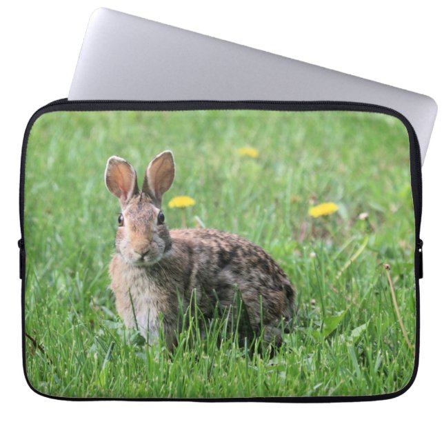 Housse Pour Ordinateur Portable Lapin (Devant)