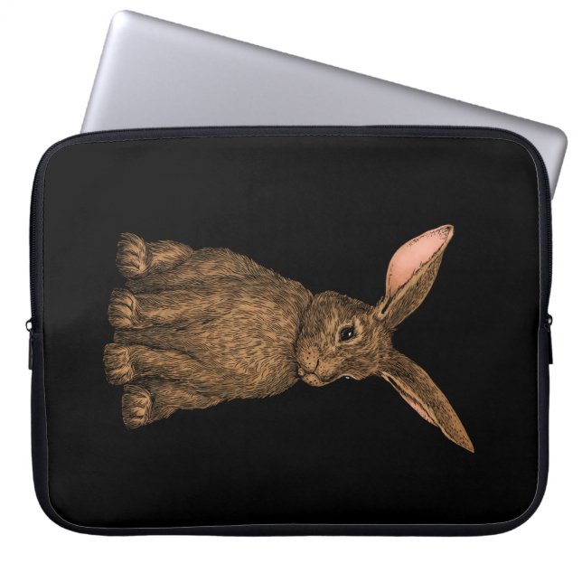 Housse Pour Ordinateur Portable Lapin 3 (Devant)