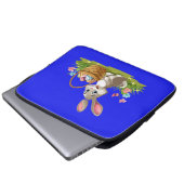 Housse Pour Ordinateur Portable lapin de Pâques (Devant bas)