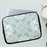 Housse Pour Ordinateur Portable Lapins Mandala<br><div class="desc">Vous recherchez un coque d'ordinateur portable élégant et personnalisé qui protégera votre appareil tout en présentant votre style unique ? Ne cherchez pas plus loin que nos lapins dessinés à la main coque ordinateur portable mandala! Doté d'un design magnifique et complexe de lapins de saumons et de fleurs de printemps...</div>