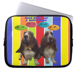 Housse Pour Ordinateur Portable Laptop Make Every Day A Happy Friday