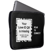 Housse Pour Ordinateur Portable Laptopschutzhülle - NOIR - QR - Collection PURE (Devant droit)