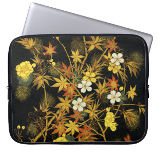 Housse Pour Ordinateur Portable L'automne japonais laisse l'art classique antique