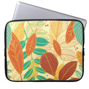 Housse Pour Ordinateur Portable L'automne laisse un Motif sans couture