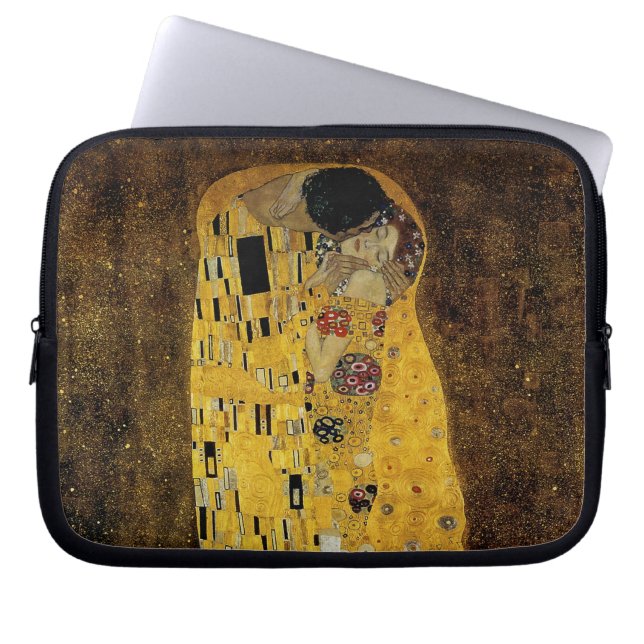 Housse Pour Ordinateur Portable Le baiser de Gustav Klimt (Devant)